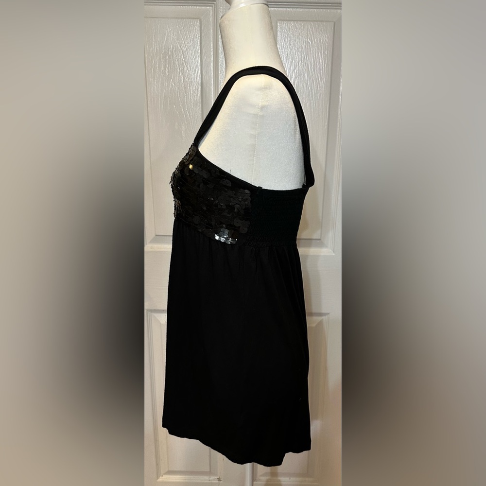 Kensie Top black sequin studded size medium - Picture 4 of 9